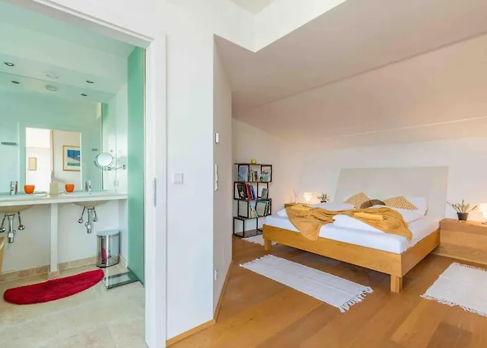 Whirlpool , Dachterrasse , Wienblick , Zwei Etagen Apartment